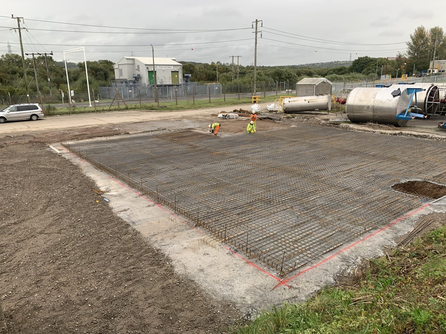Tank Farm groundworks - late 2022