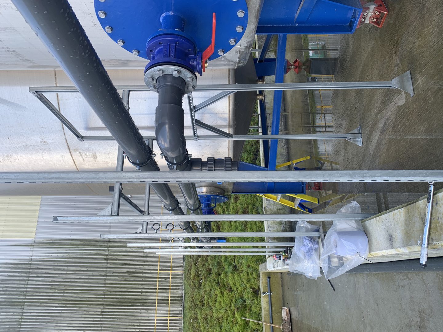 Adding pipework for Effluent Plants new Tanks - June 2025